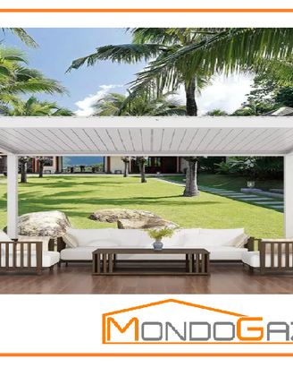 Pergola bioclimatica manuale alu 3x3 e 3x4 mt