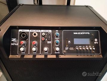 Cassa amplificatore 90W con bluetooth e USB