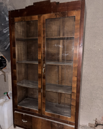VETRINA / DISPENSA IN LEGNO
