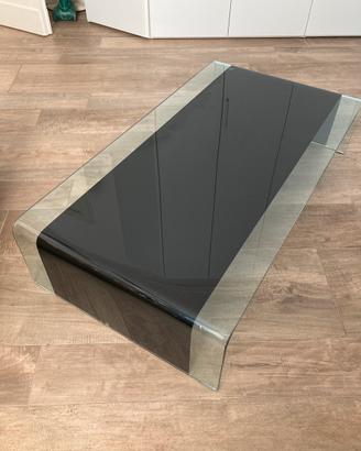 Tavolino da salotto Tonin Casa in vetro curvato