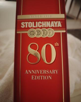 vodka stolichnaya 80th anniversary edition