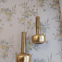 Coppia di lampade Goldpendel anni 60