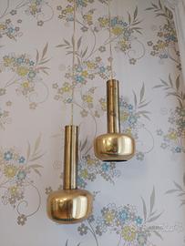Coppia di lampade Goldpendel anni 60