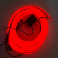 Led Fibra ottica Rosso 5m per interni Auto