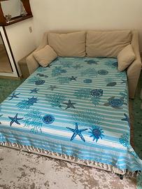 Divano letto Ikea beige 2 posti