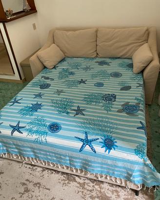 Divano letto Ikea beige 2 posti
