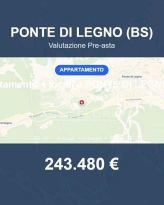Immobile in asta di 60 m² con box auto a Ponte di 