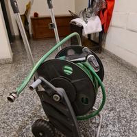 canna acqua con carrellino e pistola