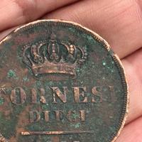 Moneta dieci tornesi del 1855