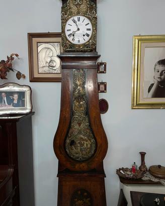 Orologio a Pendolo "Morbier" (Comtoise) in Noce –
