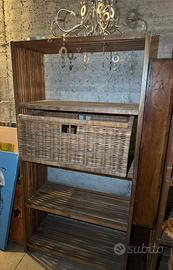 Scaffale legno artigianale