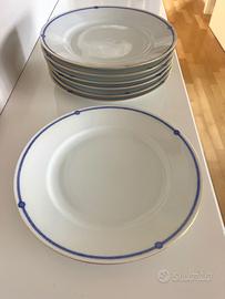 Set 7 Piatti Ceramica "Seltman Weiden Bavaria" Oro