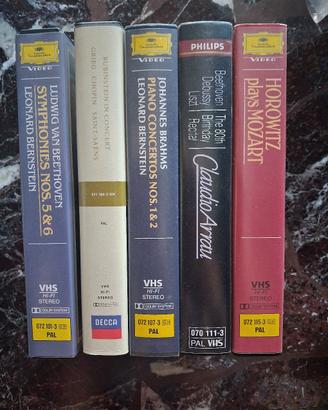 Lotto 5 VHS musica classica