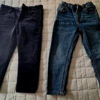 Pantaloni bimbo 3/4 anni