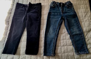 Pantaloni bimbo 3/4 anni