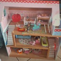 casa bambole legno