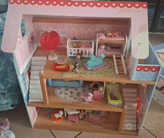casa bambole legno