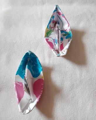 Barchette origami. Segnaposto.