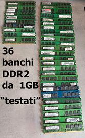 Stock RAM Usata – DDR2 1GB/512MB + DDR3 4GB – 60 m