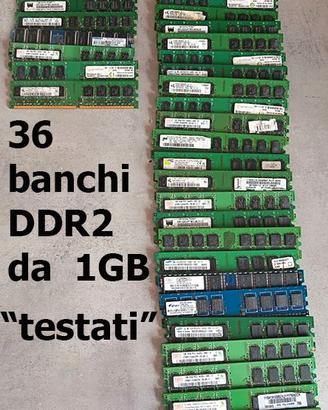Stock RAM Usata – DDR2 1GB/512MB + DDR3 4GB – 60 m