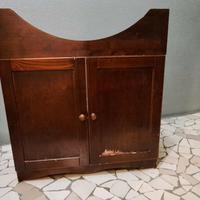Mobile da bagno per lavabo in arte povera 