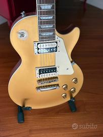 Epiphone Les Paul Classic Worn Metallic Gold"