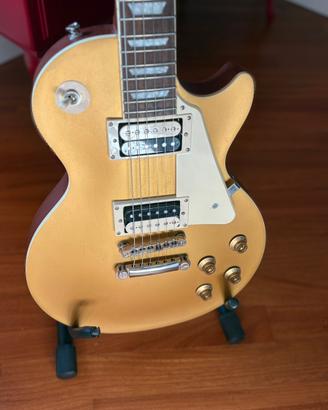 Epiphone Les Paul Classic Worn Metallic Gold"