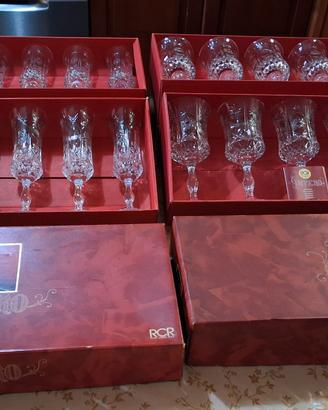 SET  BICCHIERI IN CRISTALLO