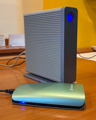 Hard Disk LaCie 1 TB e Verbatim 320 GB