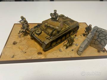 Diorama Panzer II 1:35 REALISTICO – fatto a mano
