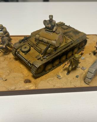 Diorama Panzer II 1:35 REALISTICO – fatto a mano