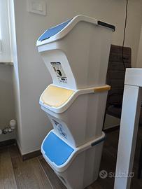 Set 3 Bidoni Raccolta Differenziata 25L