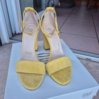 Sandali gialli in pelle n. 37 Ovye