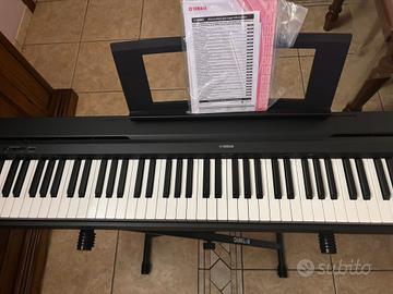 pianoforte digitale 88 tasti pesati  YAMAHA P45-B 