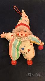 pupazzetto pagliaccio vintage 