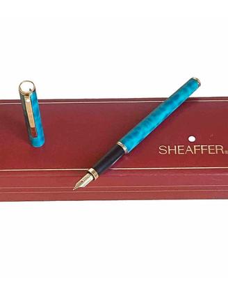 Sheaffer Penna Stilografica In Metallo e Smalto