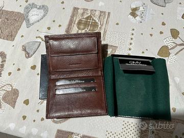 Portafoglio uomo Gianmarco Venturi in vera pelle.