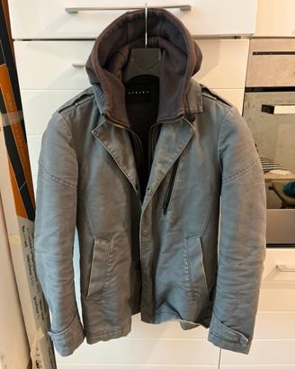 Parka uomo SISLEY 2 in 1 con Felpa  Removibili