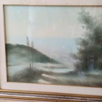   Quadro:Paesaggio dipinto su tela.