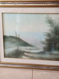   Quadro:Paesaggio dipinto su tela.