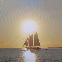 Quadro tramonto a Key West