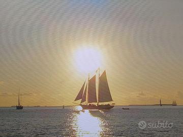 Quadro tramonto a Key West