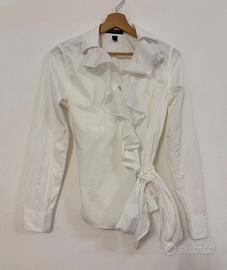 RALPH LAUREN Camicia bianca scaldacuore