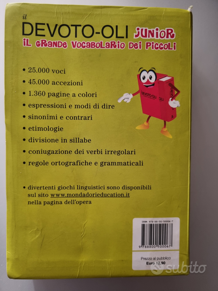 Vocabolario italiano Devoto-Oli junior - Libri e Riviste In