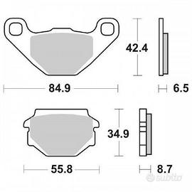 Pastiglie freno Aprilia MX Pegaso RX SX Tuareg