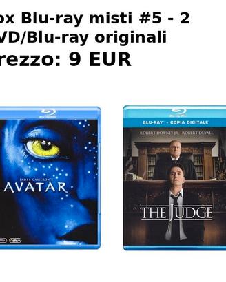 Box Blu-ray misti #5 - 2 DVD/Blu-ray originali