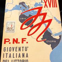 Pagella scolastica Gioventù Italiana Littorio