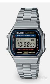 Orologio Vintage Casio A168 digitale acciaio inox
