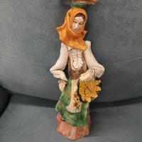 Statuina ceramica sarda h 35 cm 