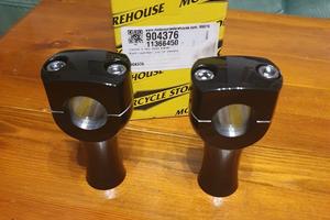 Riser manubrio  1”, alt 3" nero x Harley-Davidson